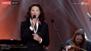 Skjermbilde av kronerullingkonsert